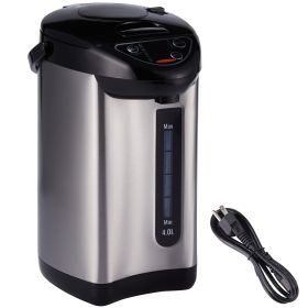 Hot Water Dispenser, Adjustable 4 Temperatures Water Boiler and Warmer, 304 Stainless Steel Countertop Water Heater, 3-Way Dispense for Tea